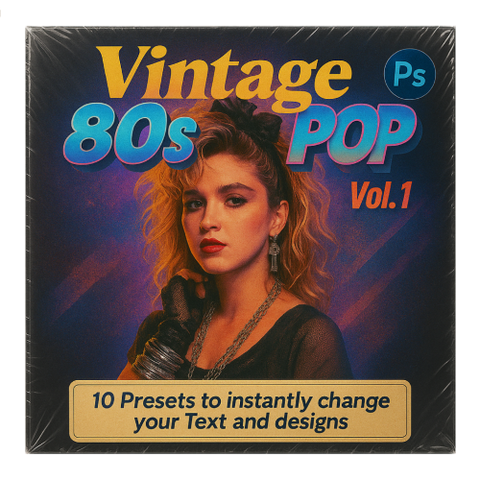 80s POP TEXT STYLE VOL. 1