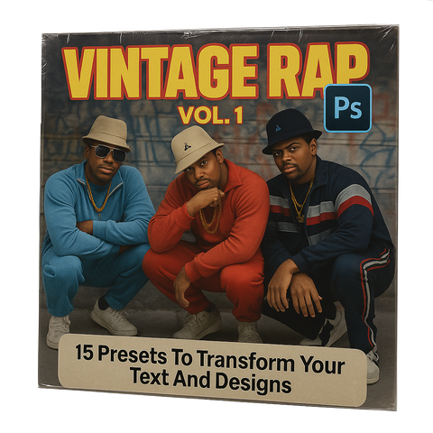 VINTAGE RAP TEXT STYLE PACK VOL. 1